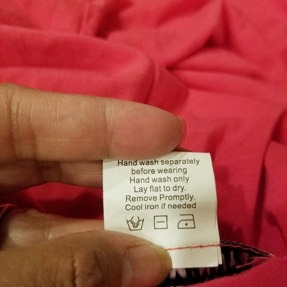 5 More Minutes Spaghetti Fit & Flare Dress Pink L - Picture 6 of 9